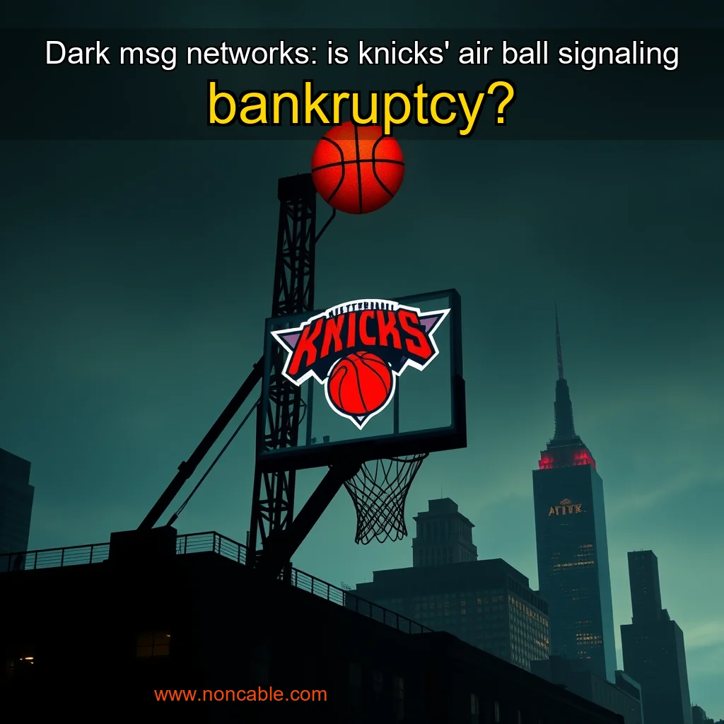 Artistic representation for Dark msg networks: is knicks' air ball signaling bankruptcy?