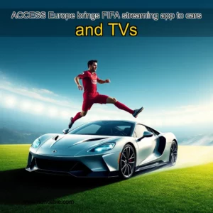 Artistic representation for ACCESS Europe brings FIFA streaming app to cars and TVs
