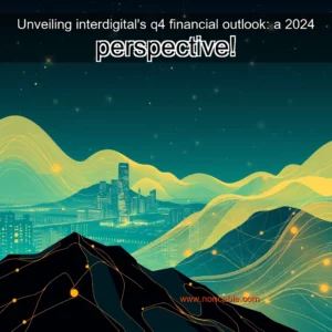 Artistic representation for Unveiling interdigital's q4 financial outlook: a 2024 perspective!