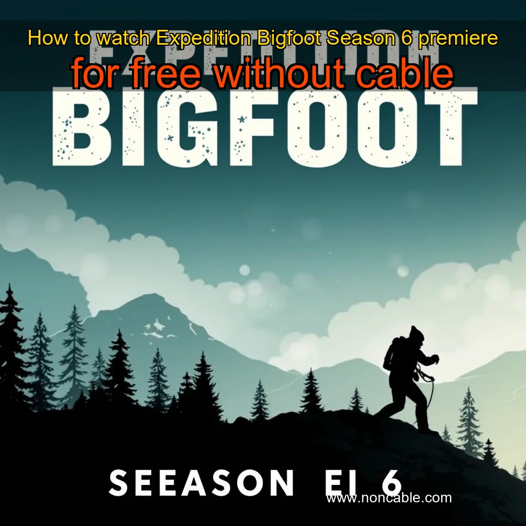 Artistic representation for How to watch Expedition Bigfoot Season 6 premiere for free without cable