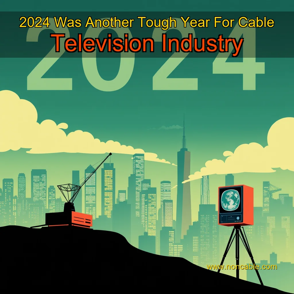 Artistic representation for 2024 Was Another Tough Year For Cable Television Industry