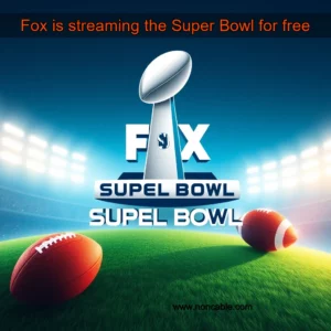 Artistic representation for Fox is streaming the Super Bowl for free