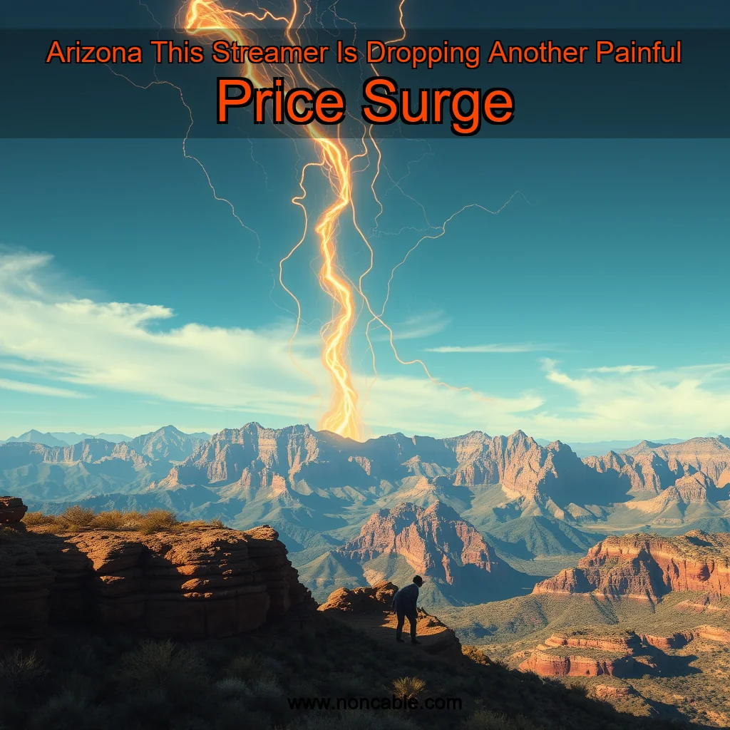 Artistic representation for Arizona This Streamer Is Dropping Another Painful Price Surge