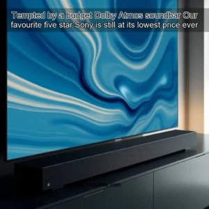 Artistic representation for Tempted by a budget Dolby Atmos soundbar Our favourite five star Sony is still at its lowest price ever