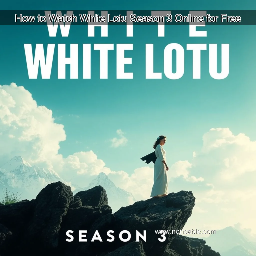Artistic representation for How to Watch White Lotu Season 3 Online for Free