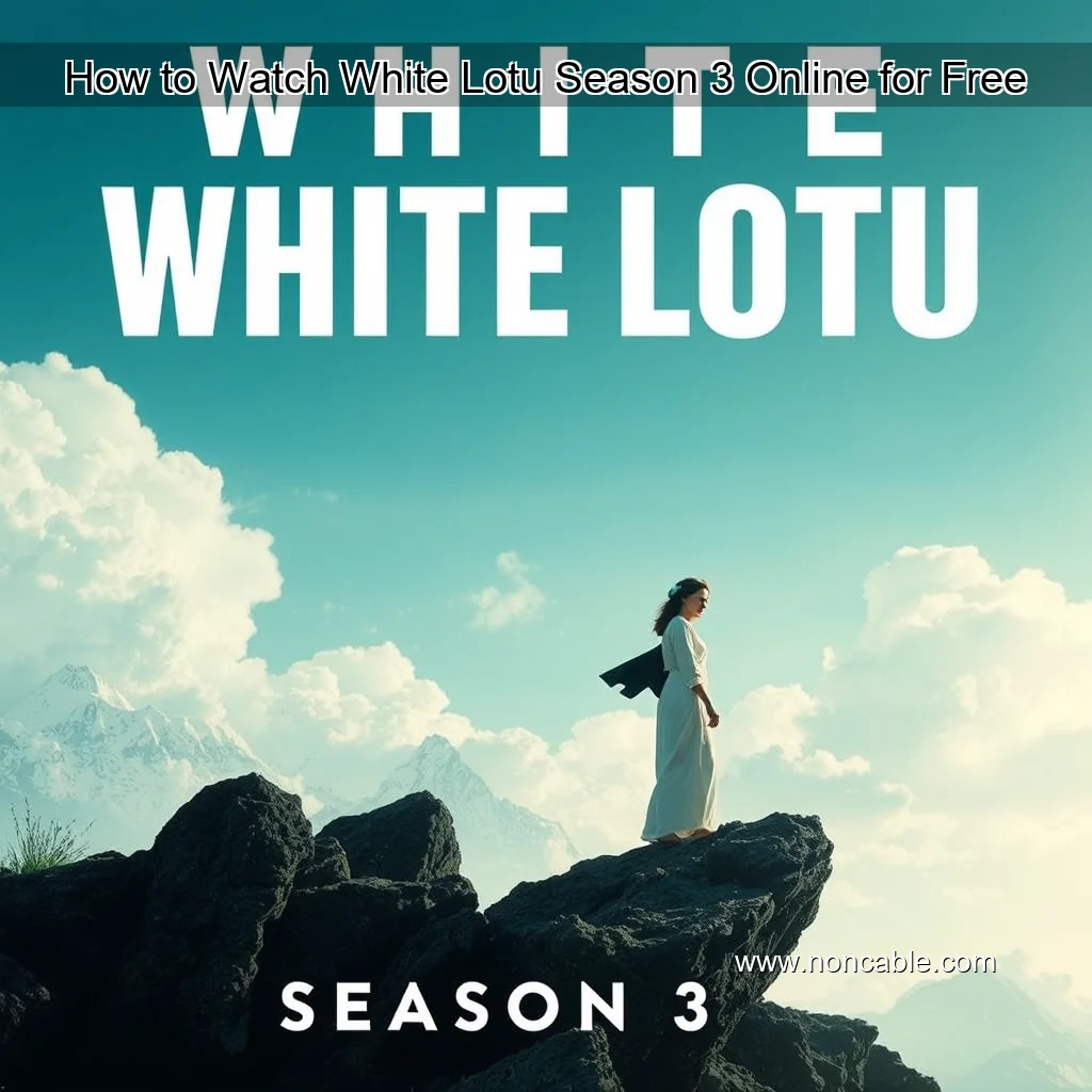 Artistic representation for How to Watch White Lotu Season 3 Online for Free