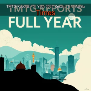 Artistic representation for TMTG Reports Full Year 2024 Results The Manila Times