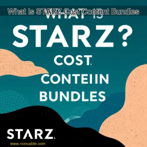 Artistic representation for What Is STARZ Cost Content Bundles