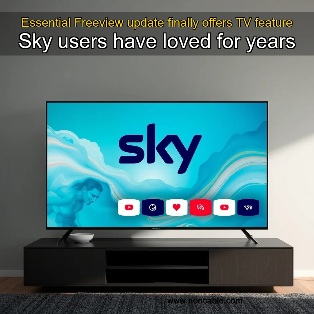 Artistic representation for Essential Freeview update finally offers TV feature Sky users have loved for years