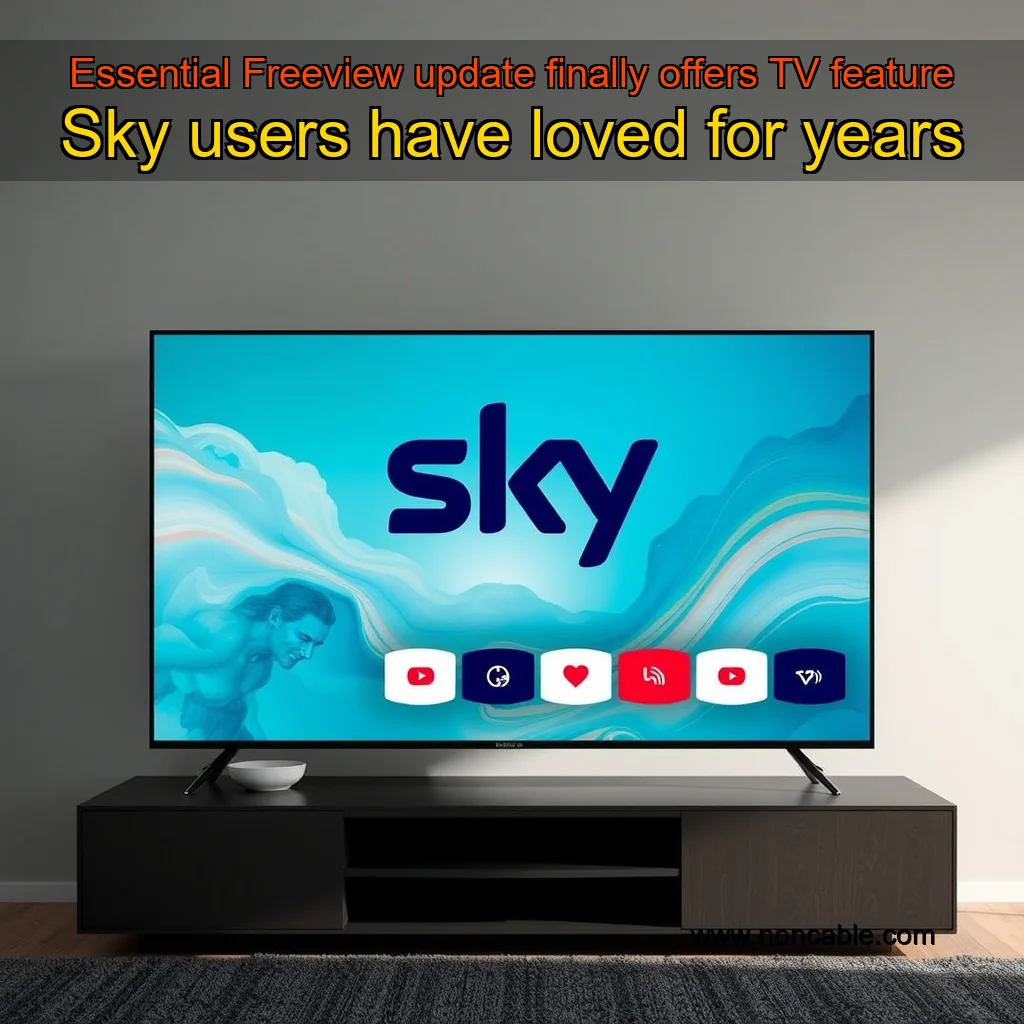 Artistic representation for Essential Freeview update finally offers TV feature Sky users have loved for years
