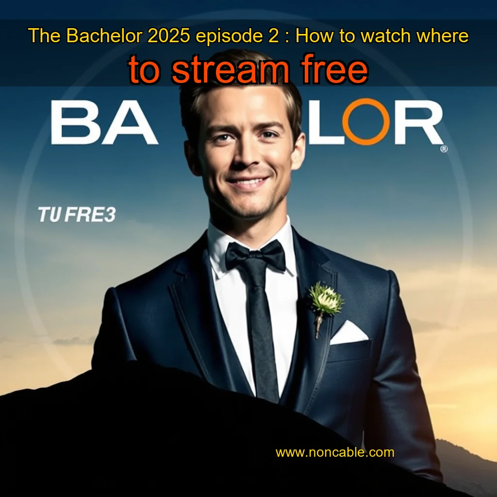 Artistic representation for The Bachelor 2025 episode 2 : How to watch where to stream free