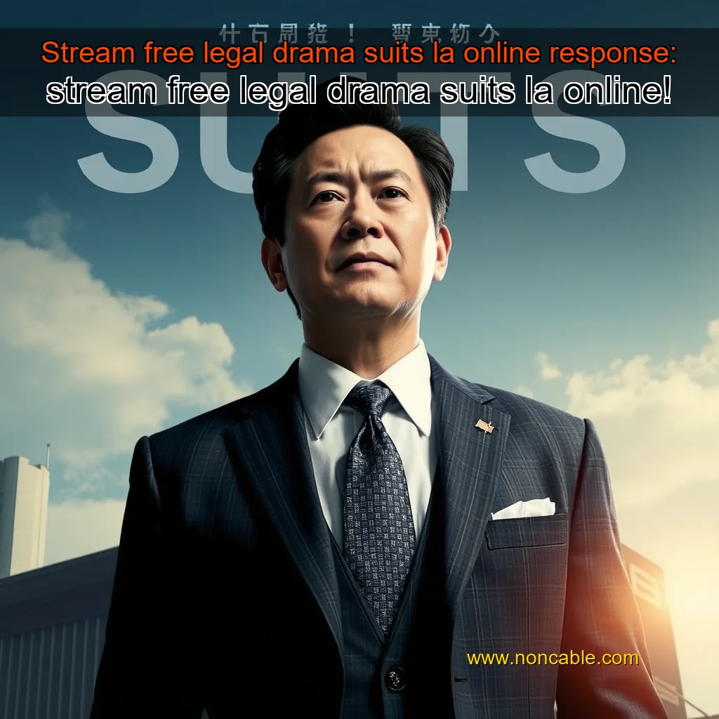 Artistic representation for Stream free legal drama suits la online response: stream free legal drama suits la online!
