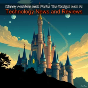 Artistic representation for Disney Archives Matt Porter The Gadget Man AI Technology News and Reviews