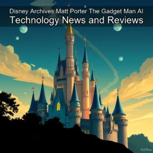 Artistic representation for Disney Archives Matt Porter The Gadget Man AI Technology News and Reviews