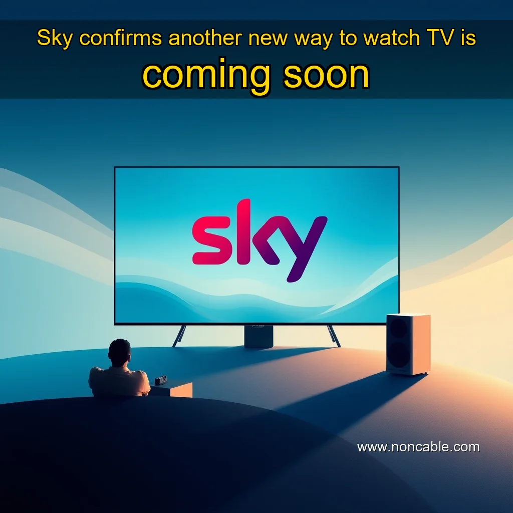 Artistic representation for Sky confirms another new way to watch TV is coming soon