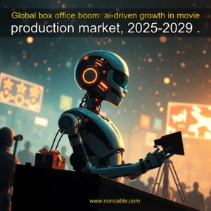 Artistic representation for Global box office boom: ai-driven growth in movie production market, 2025-2029 .