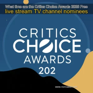 Artistic representation for What time are the Critics Choice Awards 2025 Free live stream TV channel nominees