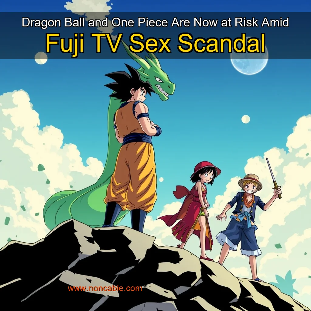 Artistic representation for Dragon Ball and One Piece Are Now at Risk Amid Fuji TV Sex Scandal
