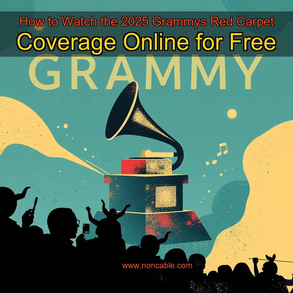 Artistic representation for How to Watch the 2025 Grammys Red Carpet Coverage Online for Free