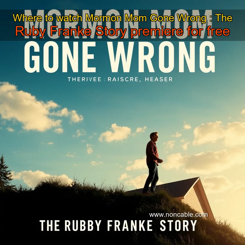 Artistic representation for Where to watch Mormon Mom Gone Wrong : The Ruby Franke Story premiere for free