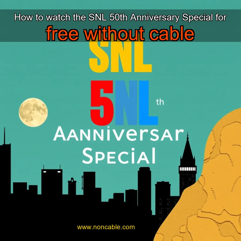 Artistic representation for How to watch the SNL 50th Anniversary Special for free without cable