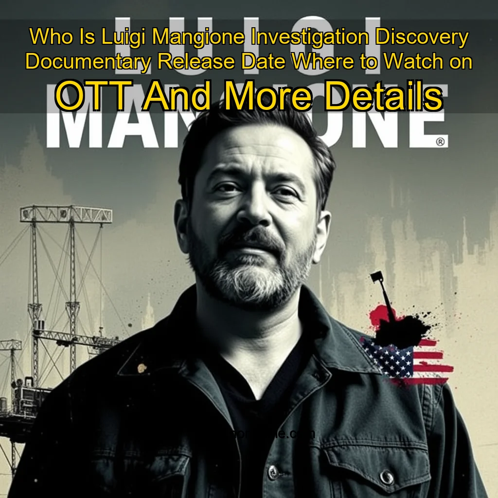 Artistic representation for Who Is Luigi Mangione Investigation Discovery Documentary Release Date Where to Watch on OTT And More Details