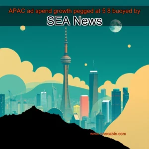 Artistic representation for APAC ad spend growth pegged at 5 8 buoyed by SEA News