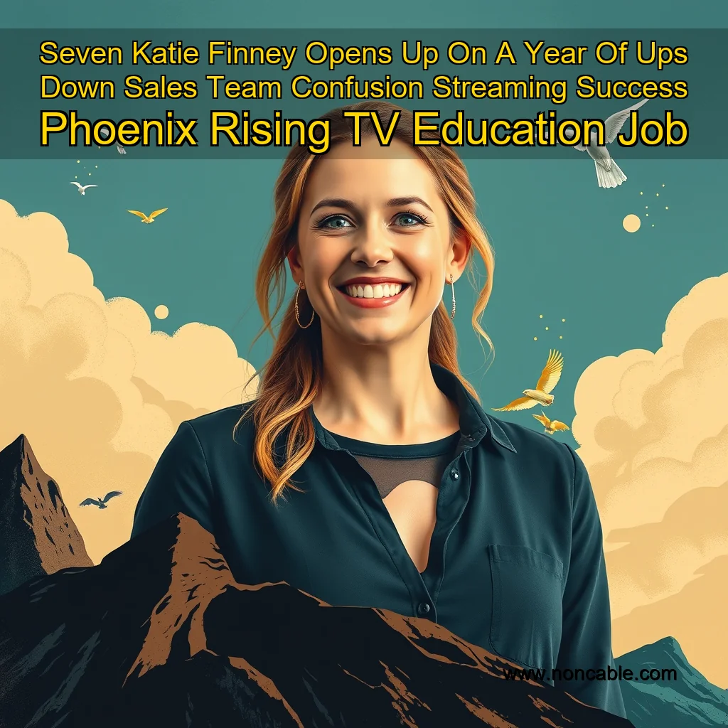Artistic representation for Seven Katie Finney Opens Up On A Year Of Ups Down Sales Team Confusion Streaming Success Phoenix Rising TV Education Job