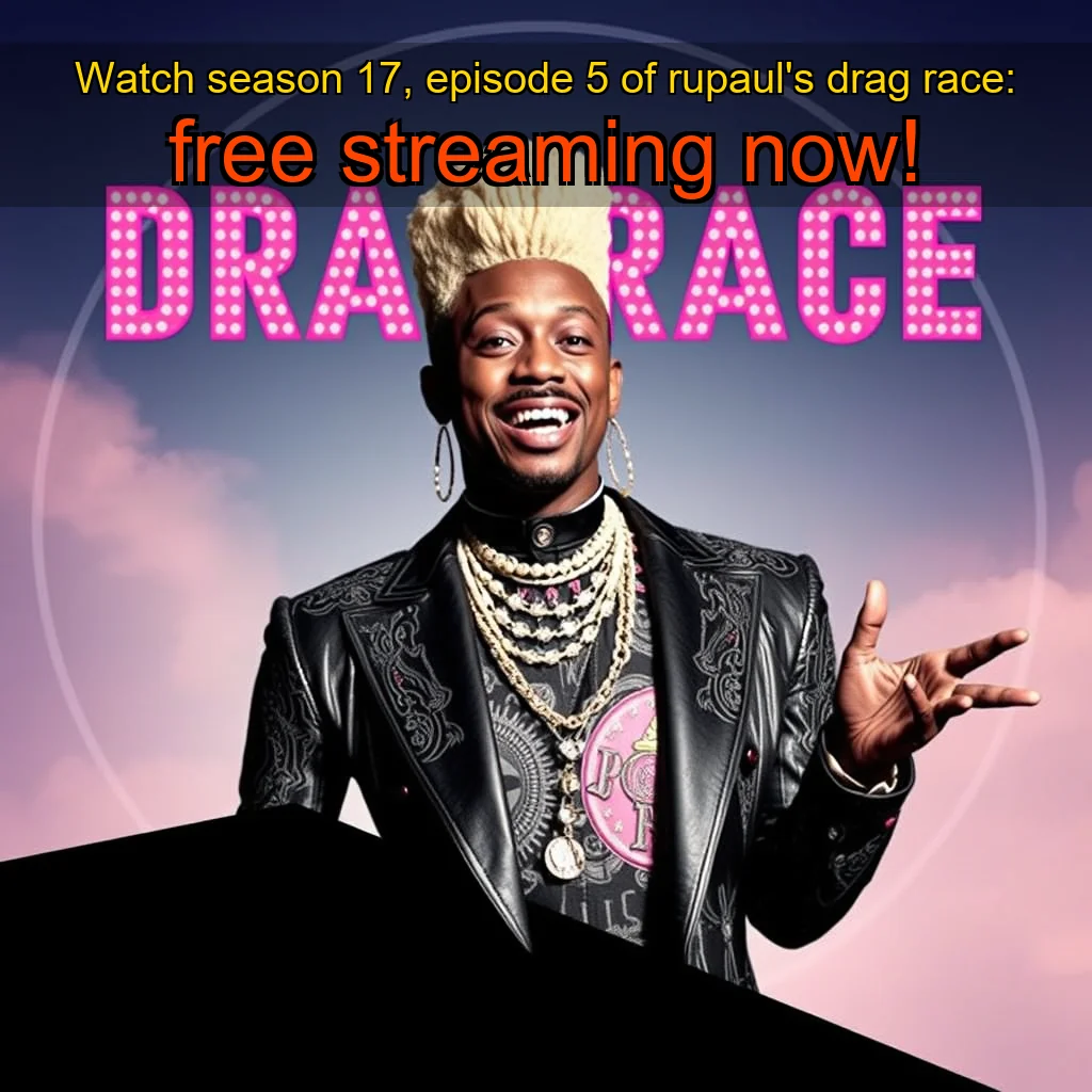 Artistic representation for Watch season 17, episode 5 of rupaul's drag race: free streaming now!