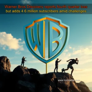 Artistic representation for Warner Bros Discovery reports fourth quarter loss but adds 4 6 million subscribers amid challenges
