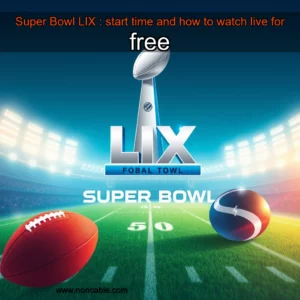 Artistic representation for Super Bowl LIX : start time and how to watch live for free