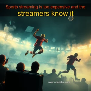 Artistic representation for Sports streaming is too expensive and the streamers know it