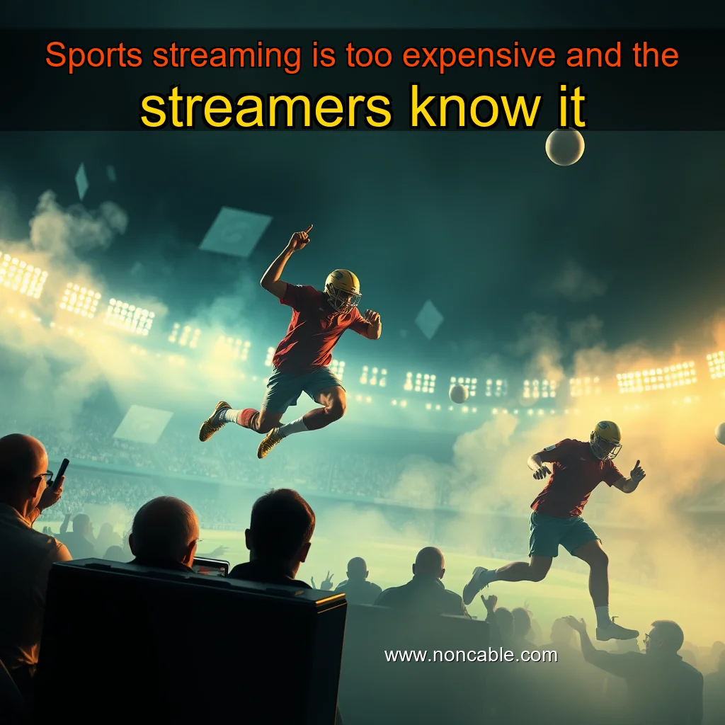 Artistic representation for Sports streaming is too expensive and the streamers know it