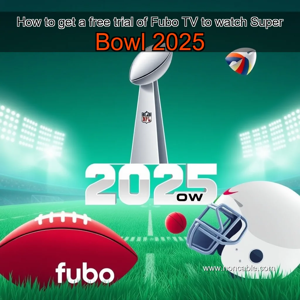 Artistic representation for How to get a free trial of Fubo TV to watch Super Bowl 2025