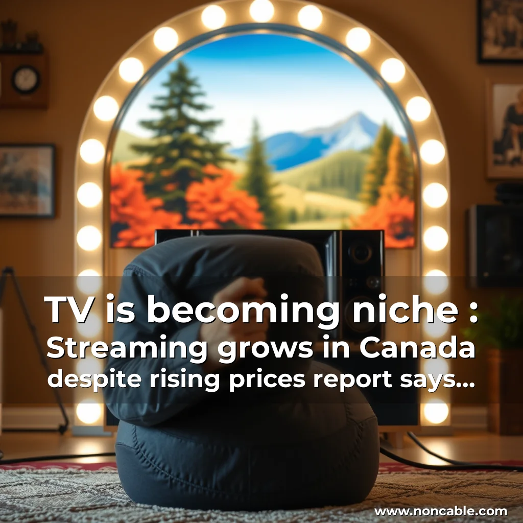 Read more about the article TV is becoming niche : Streaming grows in Canada despite rising prices  report says  iNFOnews