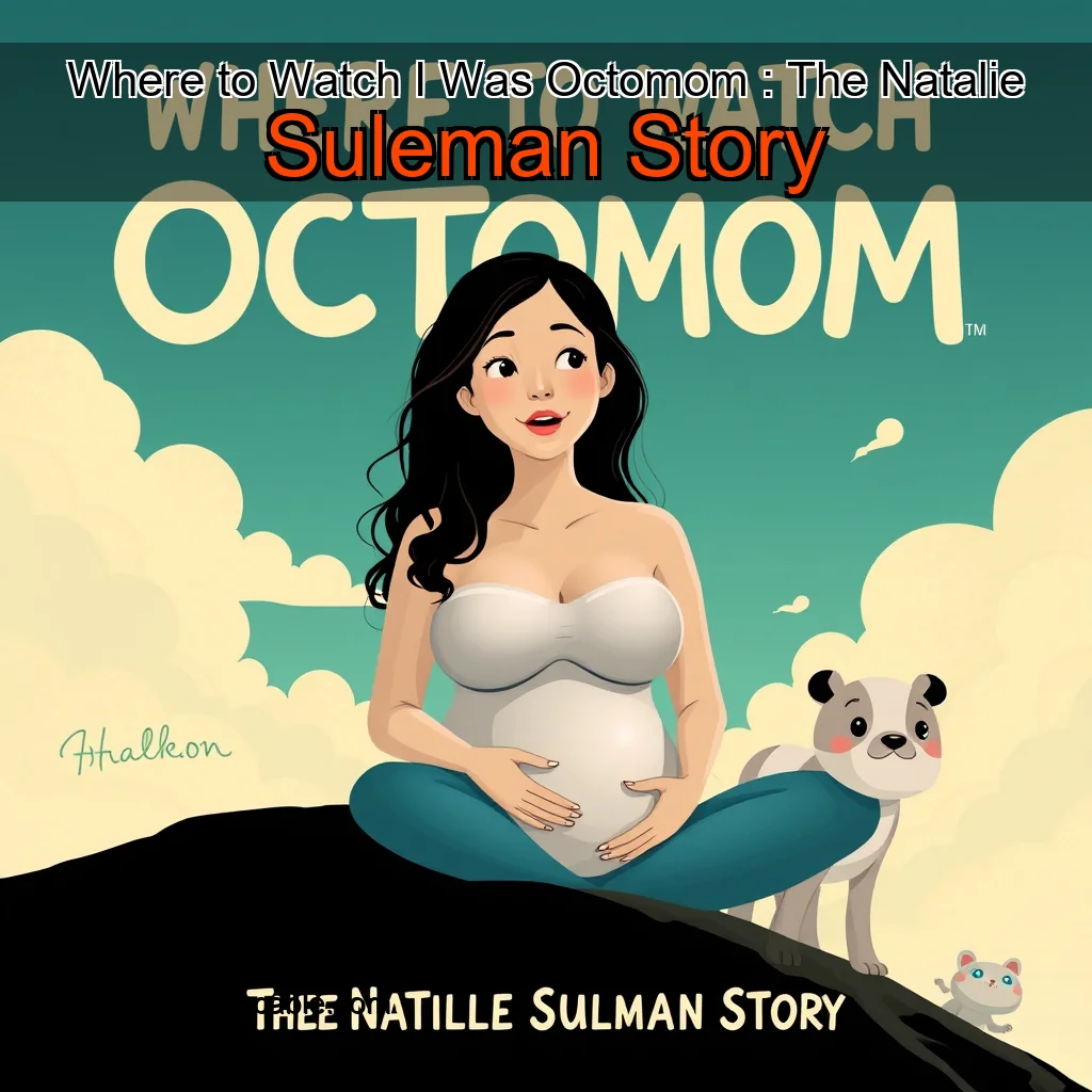 You are currently viewing Where to Watch I Was Octomom : The Natalie Suleman Story
