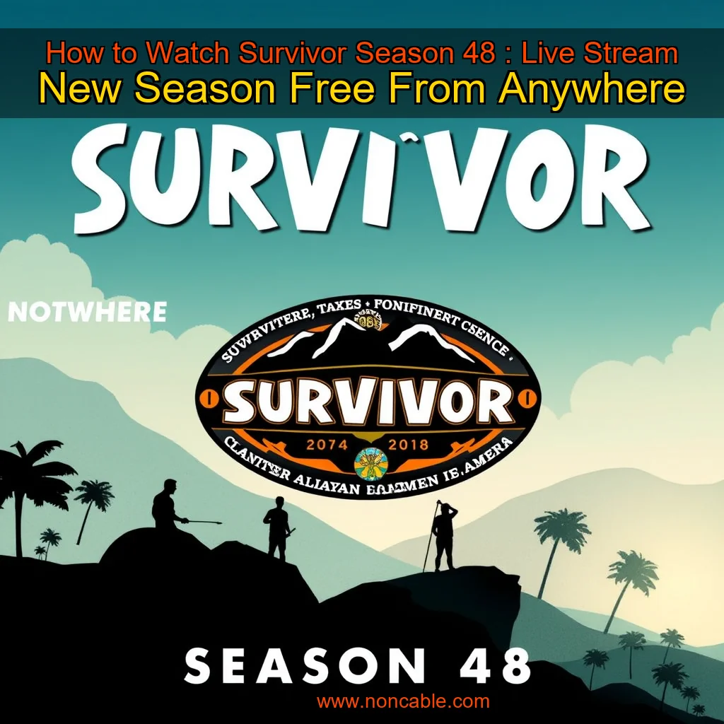 You are currently viewing How to Watch Survivor Season 48 : Live Stream New Season Free From Anywhere