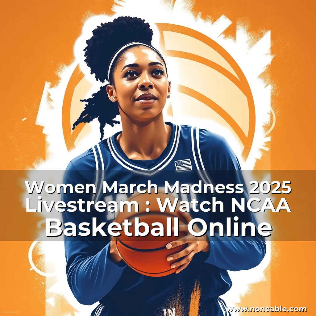 Read more about the article Women March Madness 2025 Livestream : Watch NCAA Basketball Online