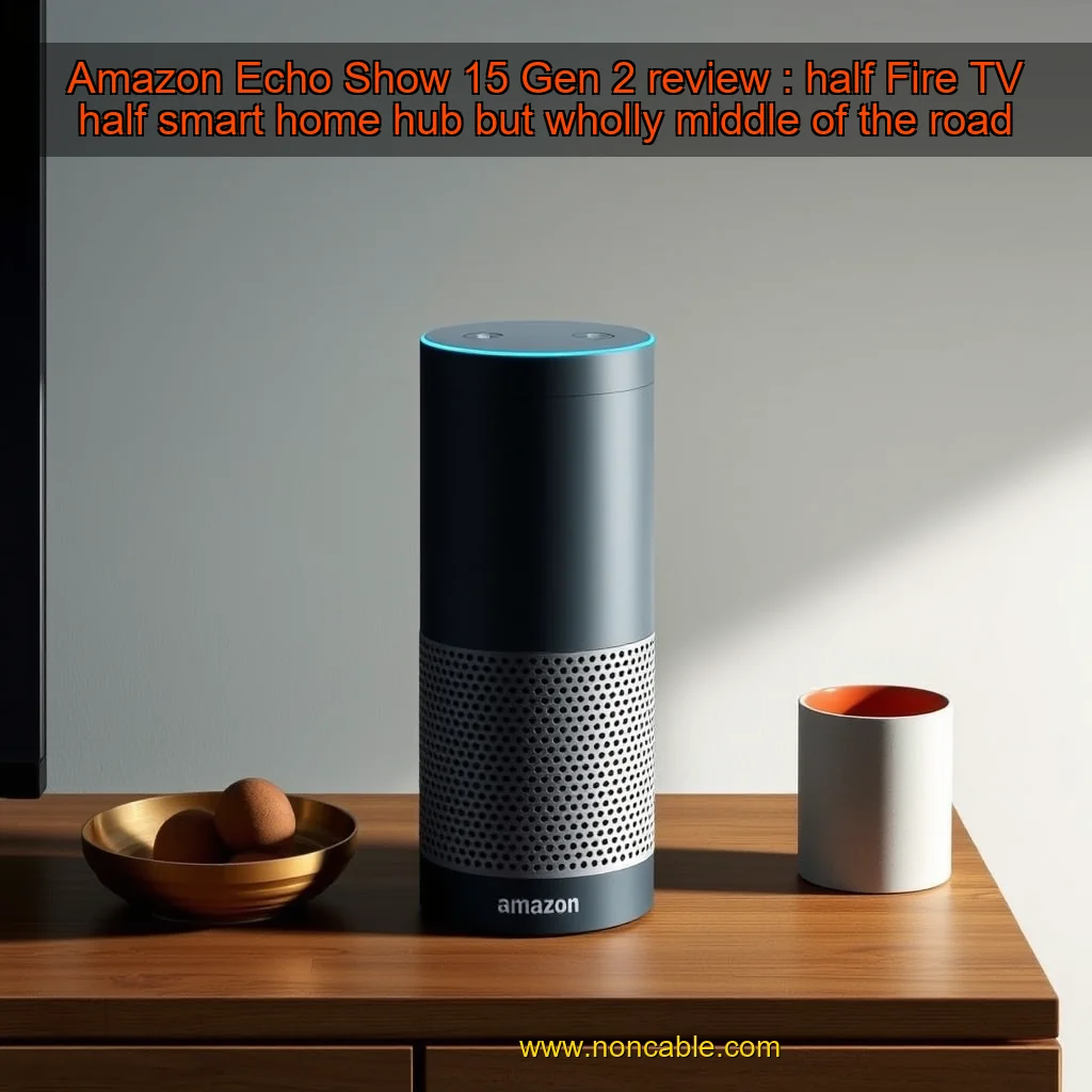 Read more about the article Amazon Echo Show 15  Gen 2  review : half Fire TV  half smart home hub  but wholly middle of the road