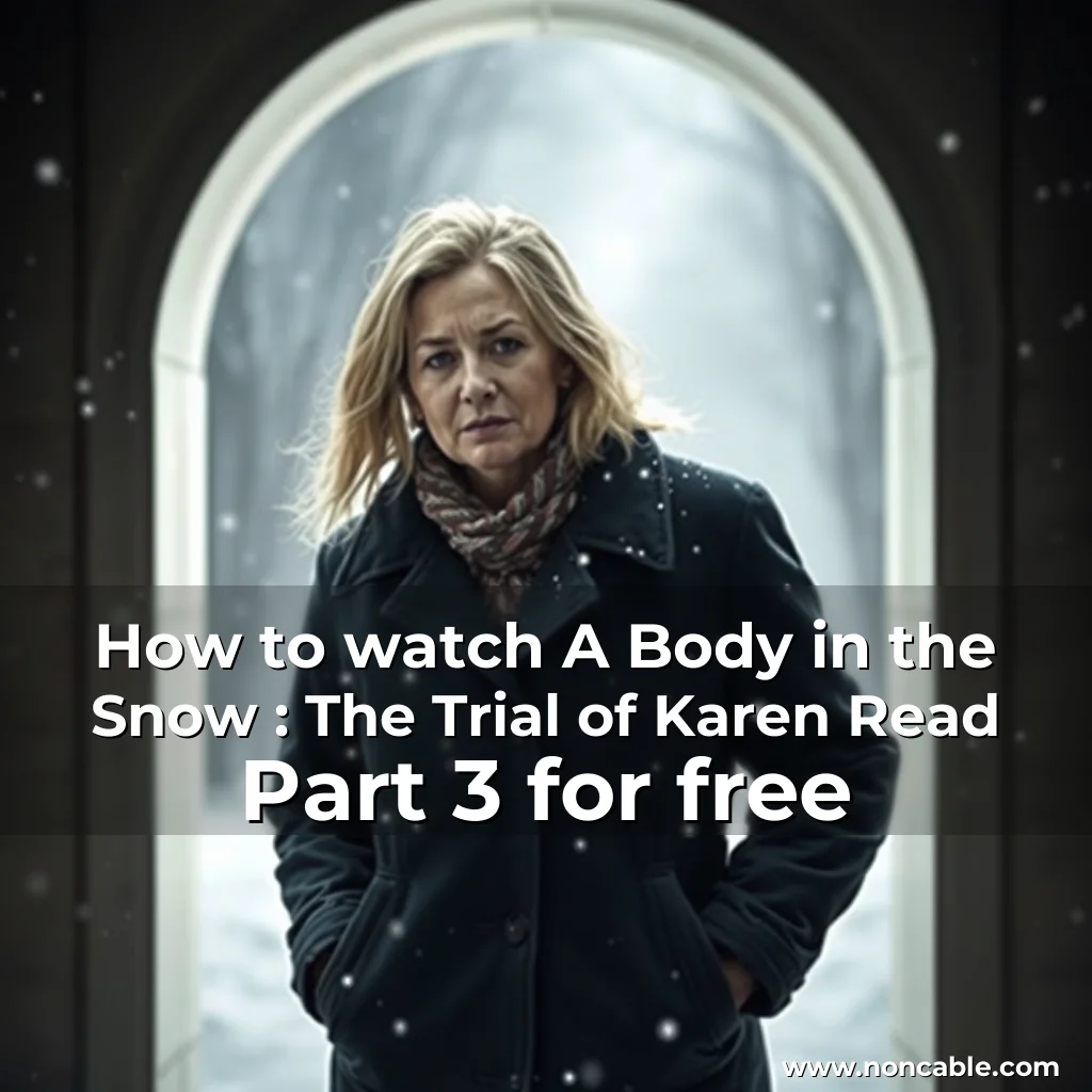 Artistic representation for How to watch A Body in the Snow : The Trial of Karen Read Part 3 for free