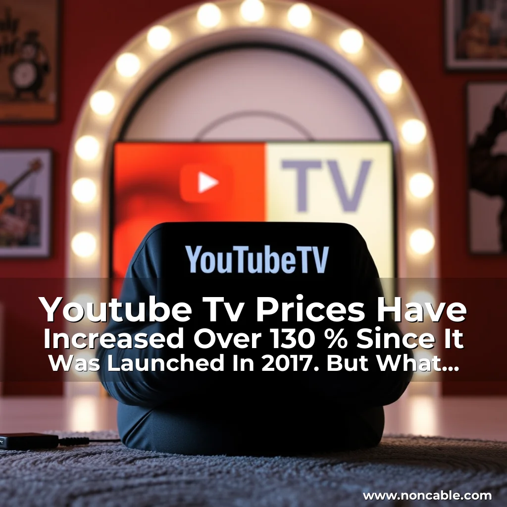 Artistic representation for Youtube Tv Prices Have Increased Over 130 % Since It Was Launched In 2017. But What Is The Cost Of A Single Month Of Youtube Tv?