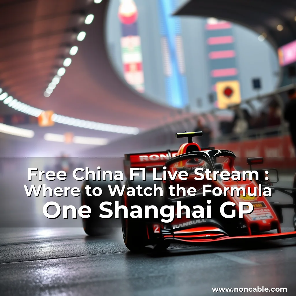 Artistic representation for Free China F1 Live Stream : Where to Watch the Formula One Shanghai GP