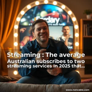 Read more about the article Streaming : The average Australian subscribes to two streaming services  In 2025  that can cost up to 109  99 per month