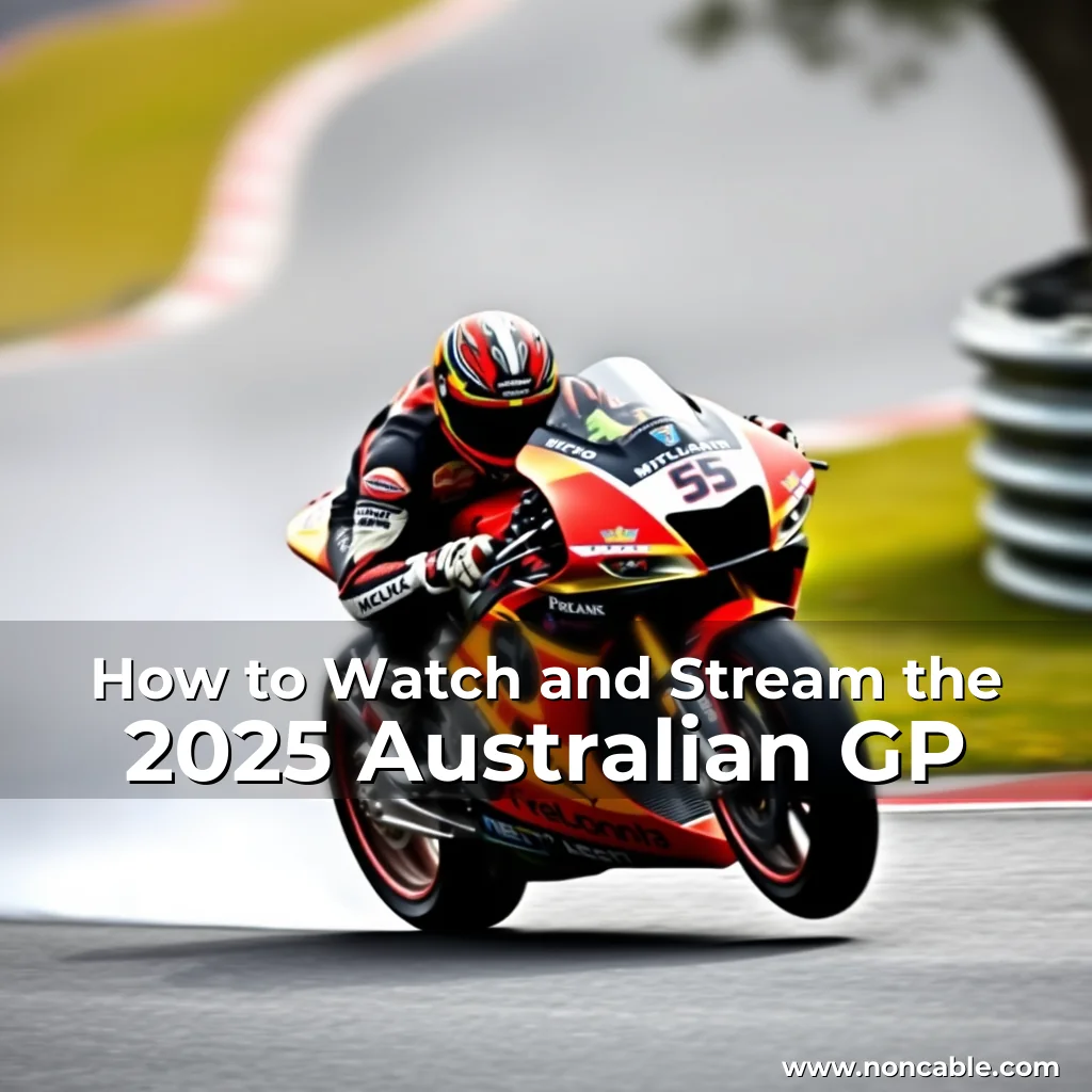 Artistic representation for How to Watch and Stream the 2025 Australian GP