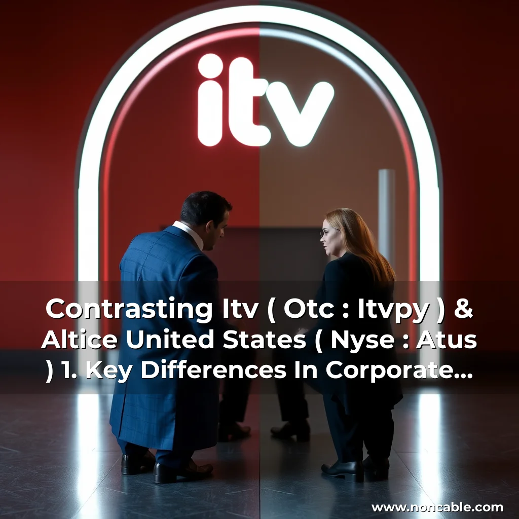 Read more about the article Contrasting Itv ( Otc : Itvpy ) & Altice United States ( Nyse : Atus ) 1. Key Differences In Corporate Structure And Strategy
2.