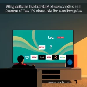 Read more about the article Sling delivers the buzziest shows on Max and dozens of live TV channels for one low price