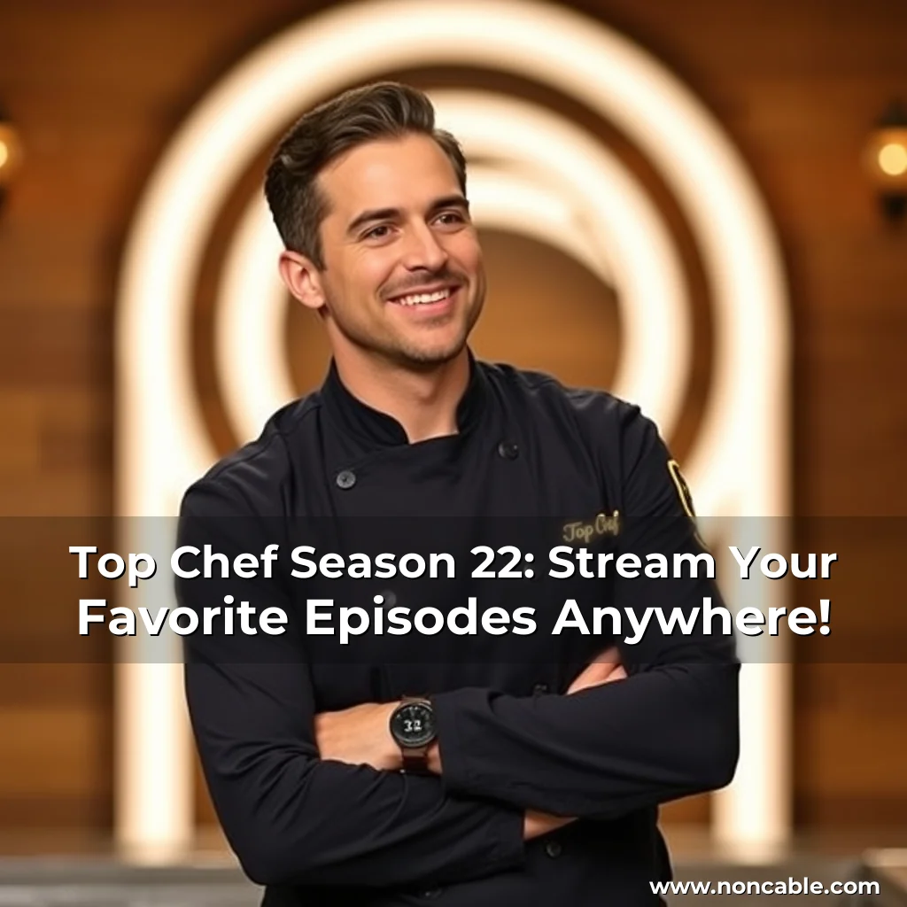 Artistic representation for Top Chef Season 22: Stream Your Favorite Episodes Anywhere!
