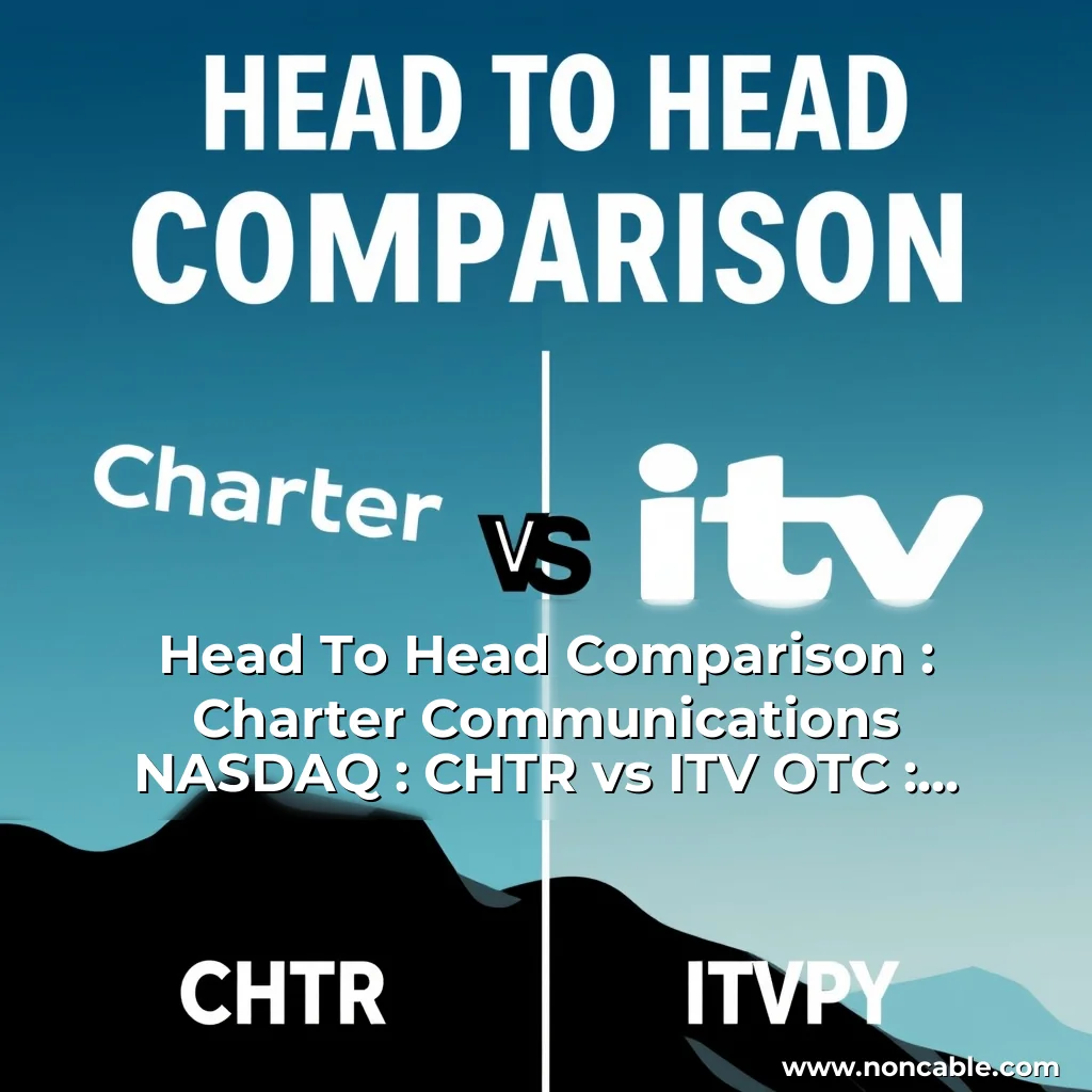 Read more about the article Head  To  Head Comparison : Charter Communications  NASDAQ : CHTR  vs  ITV  OTC : ITVPY