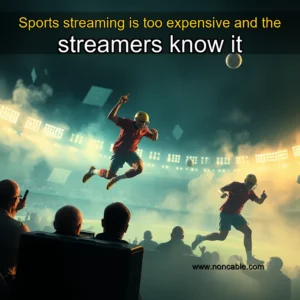 Artistic representation for Sports streaming is too expensive and the streamers know it
