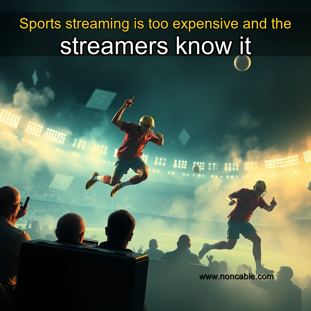 Artistic representation for Sports streaming is too expensive and the streamers know it
